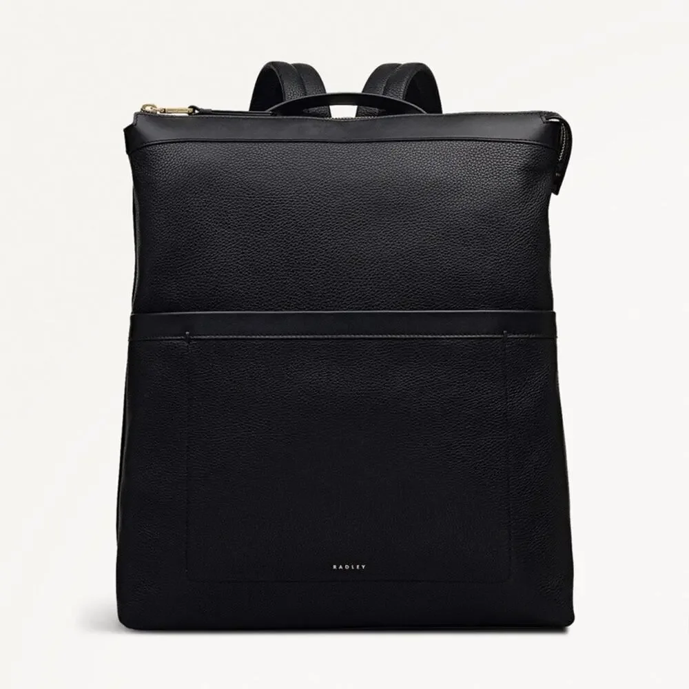 Radley London Alba Place Large Ziptop Backpack In Black